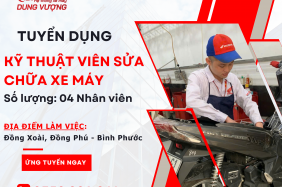 THÔNG BÁO TUYỂN KỸ THUẬT VIÊN SỬA CHỮA XE MÁY 